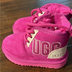 Toddler girls size 7 Fuchsia pink UGG Boots